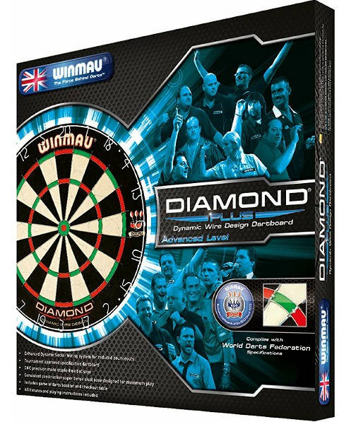 

Дартс мишень Winmau Diamond plus (Англия) + набор дротиков на 2 игроков + точилка