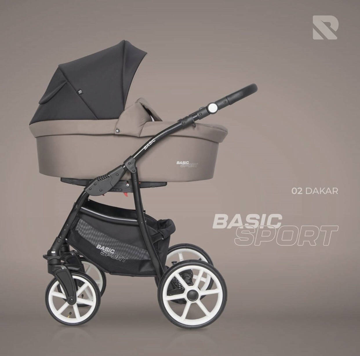

Детская универсальная коляска 2 в 1 Riko Basic Sport 02 Dakar, Коричневый