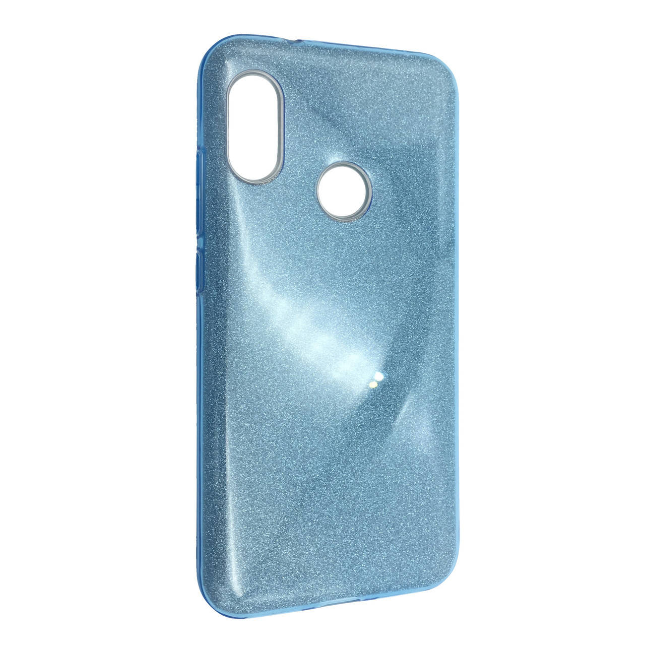 

Чехол-накладка DK Silicone Glitter Heaven Rain для Xiaomi Redmi Note 6 Pro (blue), Синий