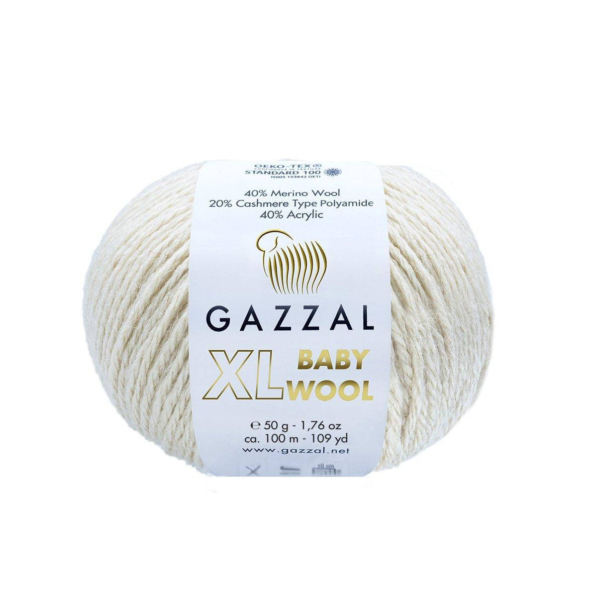 

Gazzal Baby Wool XL № 829 молочный