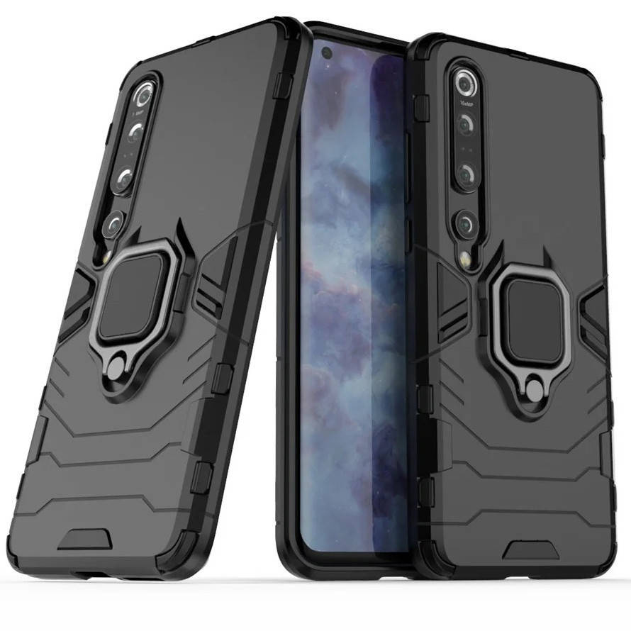 

Чехол Ring Armor для Xiaomi Mi 10 / Mi 10 Pro Black, Черный