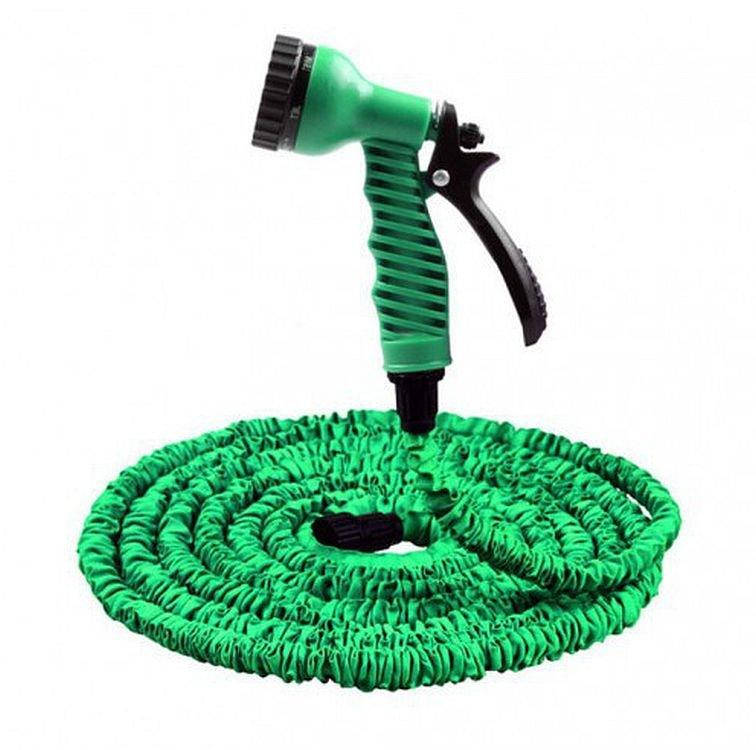 

Садовый шланг для полива Xhose 30 м с распылителем green