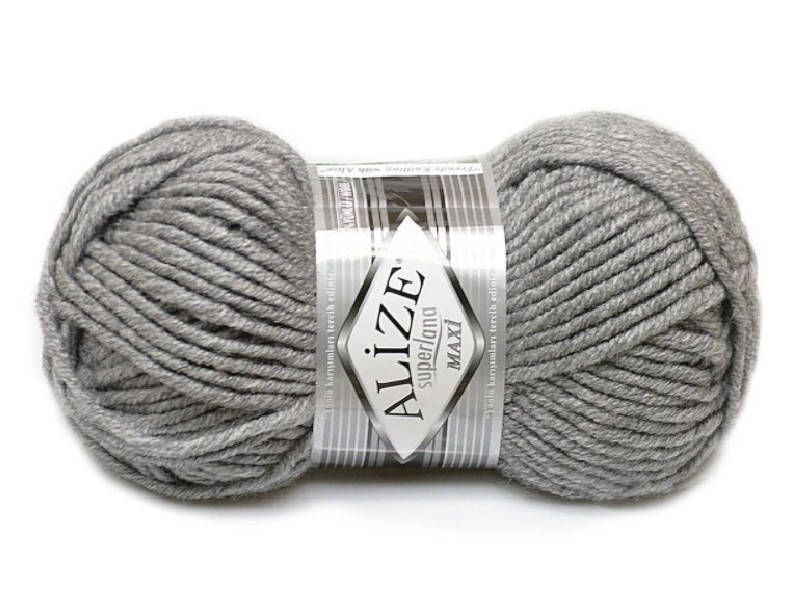 

Alize Superlana maxi, №21 серый меланж
