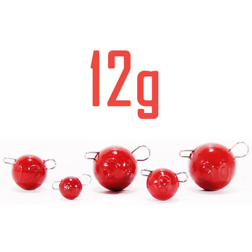 

Груз “Чебурашка” 12 г. Красный (5 шт.) Днипро-Свинец