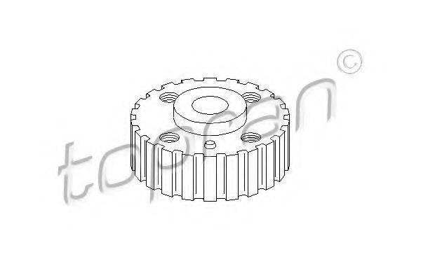 

ШЕСТЕРНЯ КОЛЕНВАЛА VW 1,6-1,8 83- TOPRAN 100833 на AUDI 4000 (81, 85, B2)