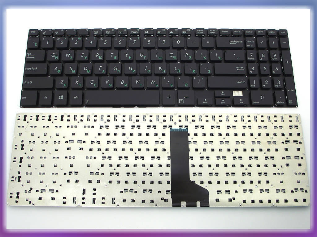 

Клавиатура для ASUS P500, P500CA, PU500, PU500CA, PU550, PU551, E550, E551 ( RU Black без рамки ). Оригинал., Черный