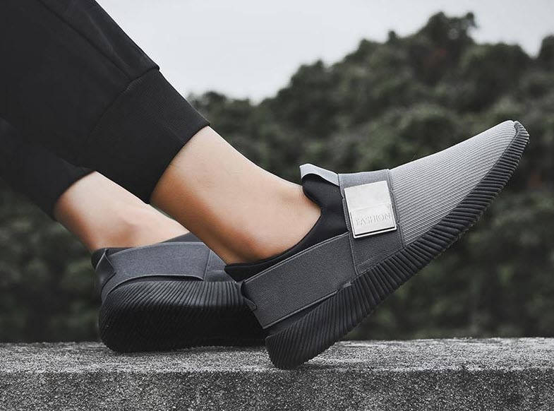 

Оригинальные мужские легкие кроссовки мокасины, 40 - 44, Черный