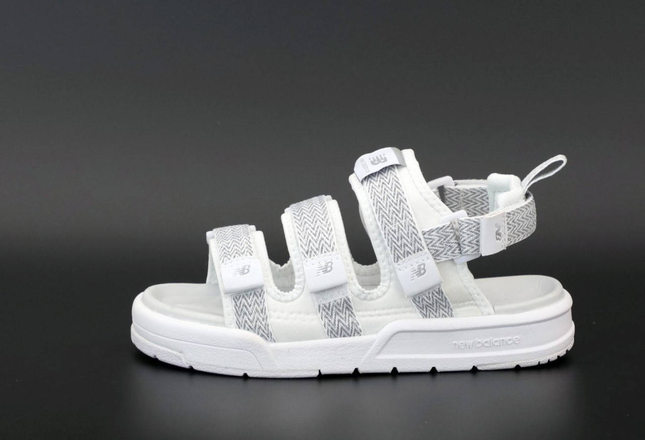 

Мужские New Balance Sandals, сандалии нью беленс, (в стиле фила) белые, Белый