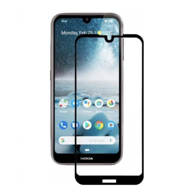 

Защитное стекло для Nokia 4.2 (Full Glue), цвет черный