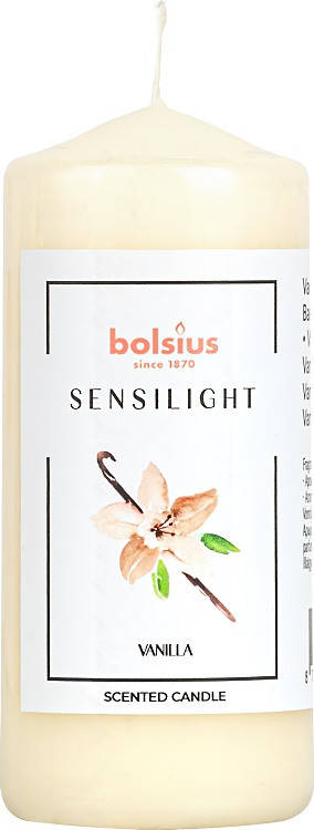 

Свеча ароматическая ваниль Bolsius 5х11 см 50/110-67Б (3203), Бежевый