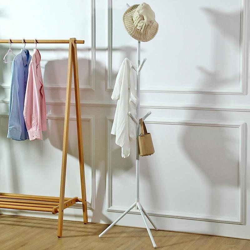 

Напольная вешалка для одежды NEW choice (170х50 см) / Стойка с крючками, Белый