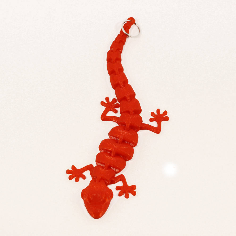 

Брелок Ящерица, Красный