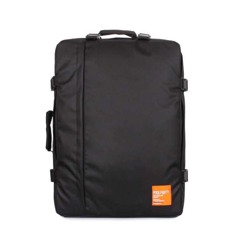 

Рюкзак-сумка для ручной клади Cabin - 55x40x20 МАУ Poolparty арт. cabin-black, Черный
