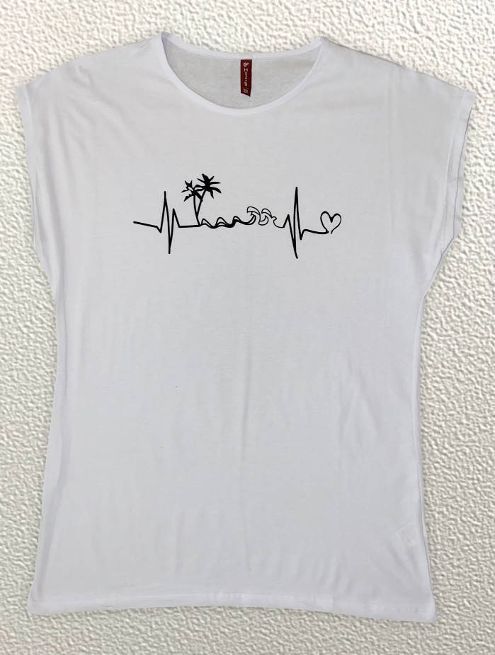 

Футболка женская больших размеров Hazard 100% хлопок размер 2XL, Белый