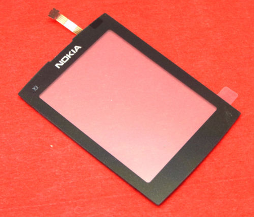 

Оригинальный тачскрин / сенсор (сенсорное стекло) для Nokia X3-02 (черный цвет)