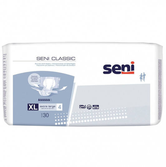 

Подгузники для взрослых Seni Classic Extra Large, 30 шт