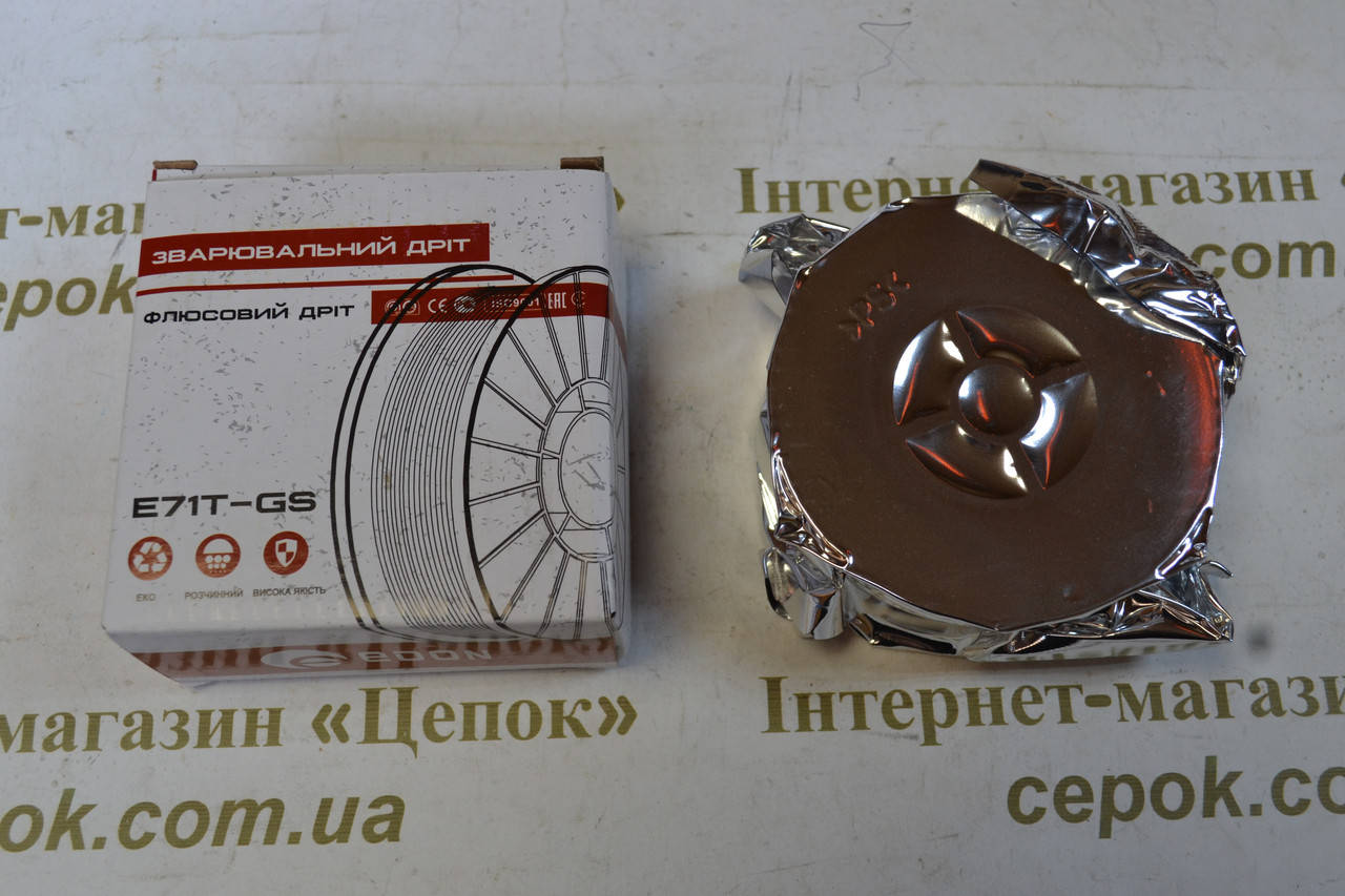 

Флюсовий дріт Edon E71T-GS 0.8мм 1кг