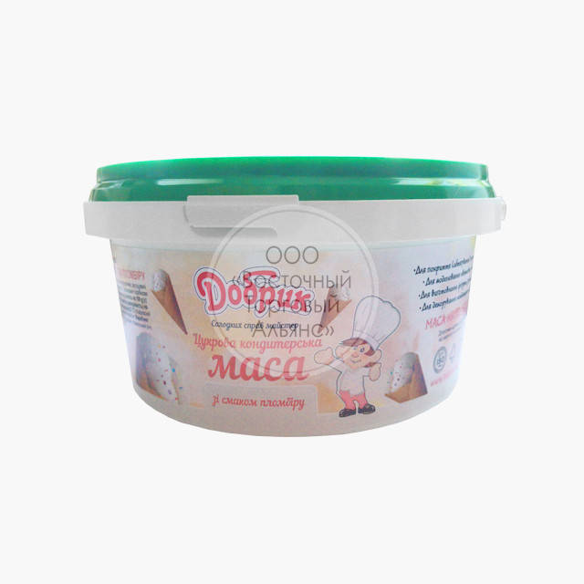 

Мастика ТМ "Добрик" - Пломбир (белая) - 500 г