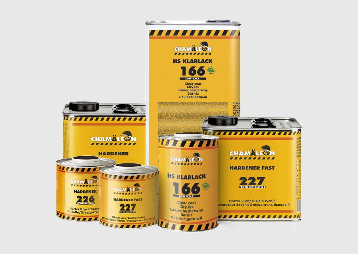 

Лак акриловый бесцветный Сhamaleon 166 HS LOW VOC 2:1, 1 л + 500 мл Комплект