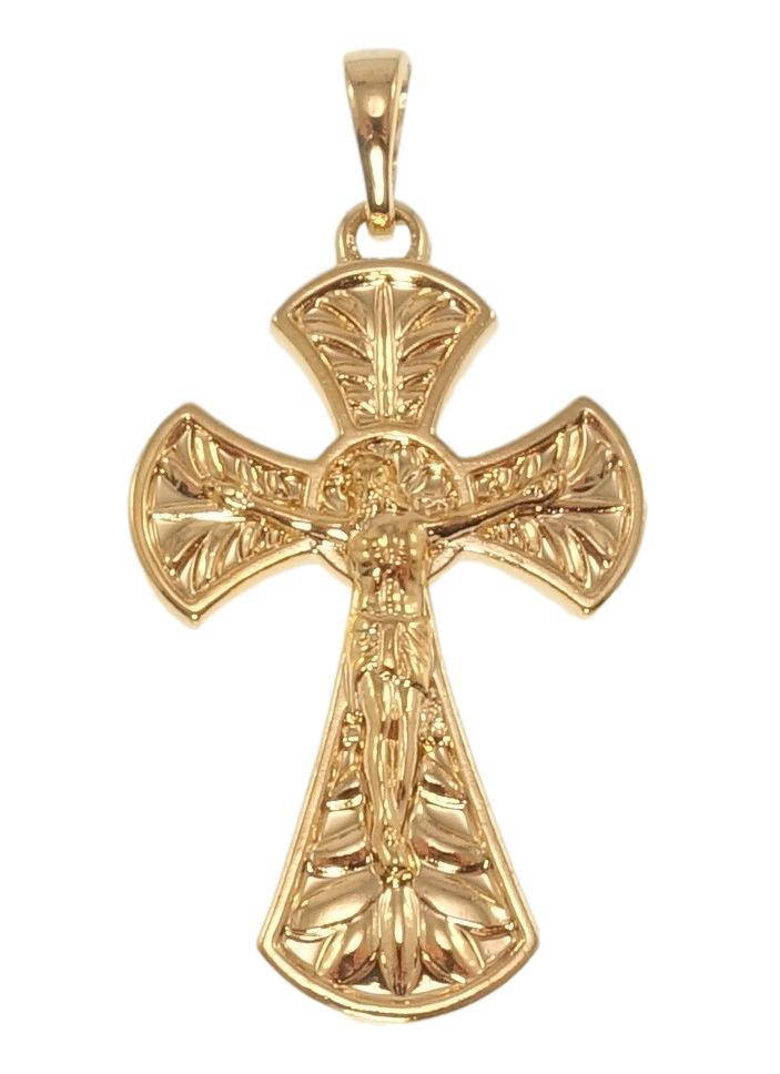 

Кулон Xuping Позолота 18K "Декоративный Крест с Распятием"