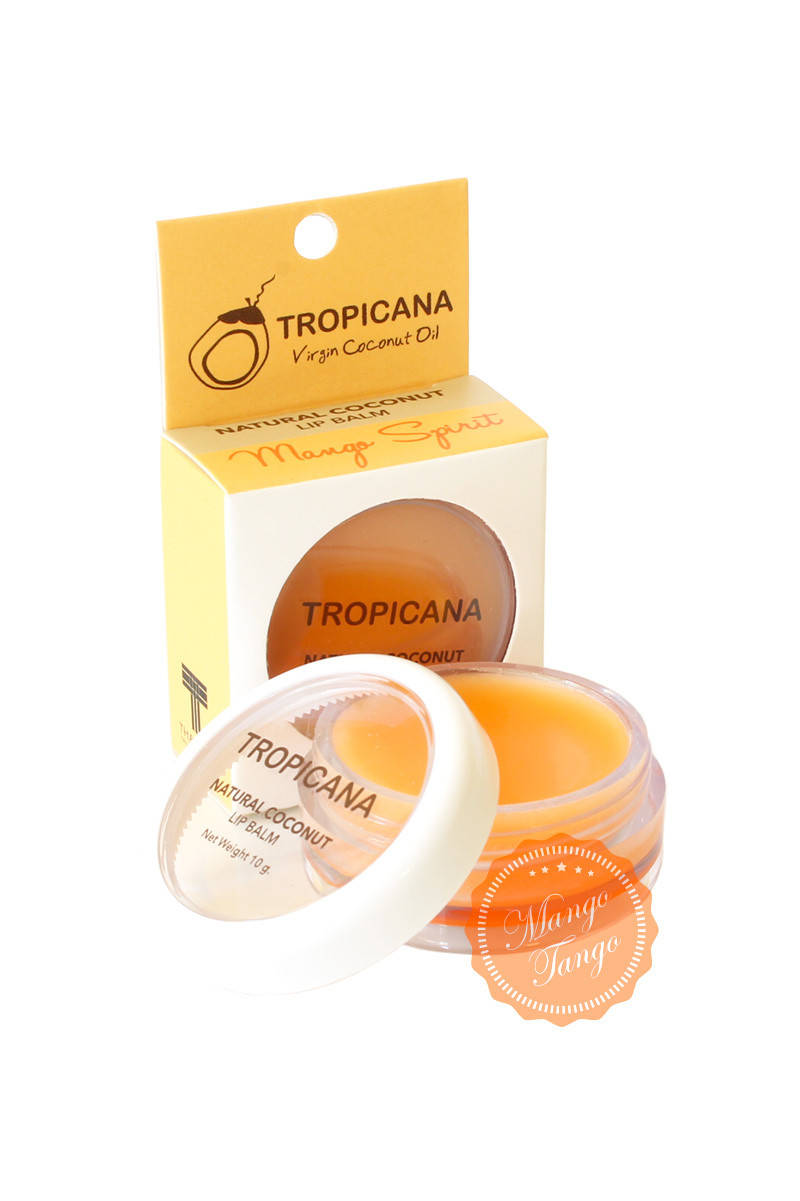 

Бальзам для губ "Аромат манго" Tropicana с кокосовым маслом 10 грамм