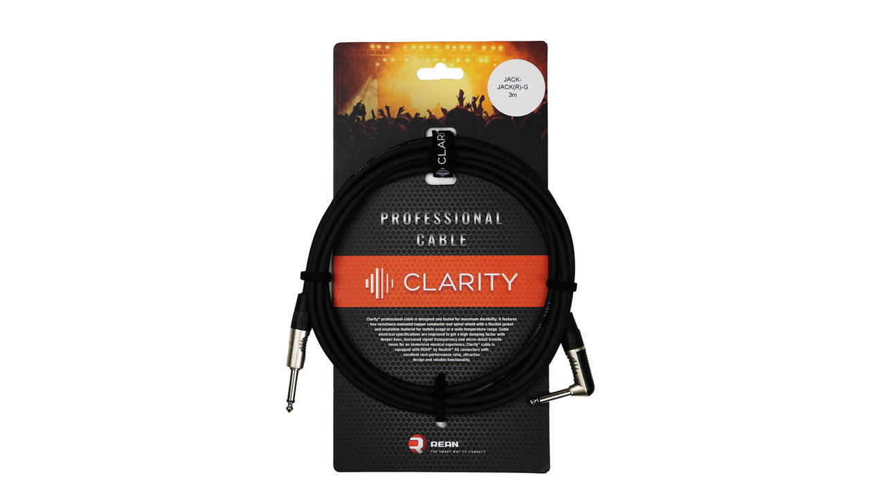 

Инструментальный кабель CLARITY JACK-JACK(R)-G/3m