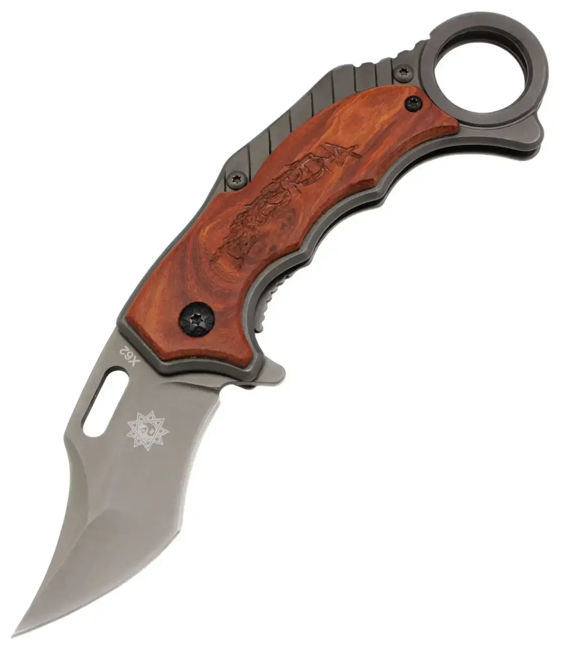 

Нож складной Керамбит Derespina Knives X62, Желтый