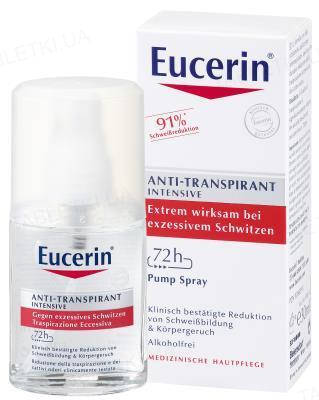 

Антиперспірант-спрей Eucerin Deo 72 години захисту від надмірного потовиділення 30 мл