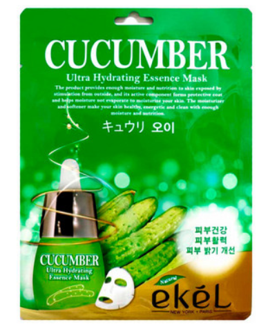 

Тканевая маска с экстрактом огурца Ekel Cucumber Ultra Hydrating Essence Mask, Экель