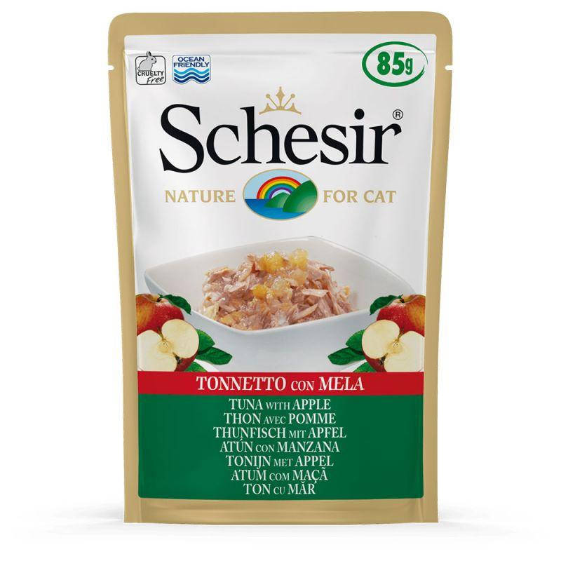 

Schesir консервы для кошек Тунец и Яблуко