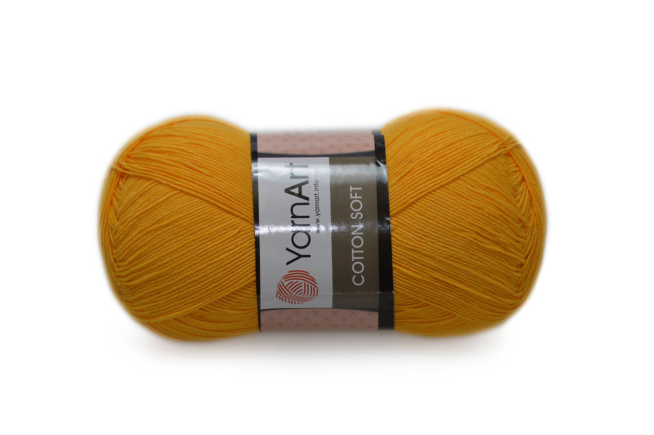 

YarnArt Cotton Soft, Желтый №35