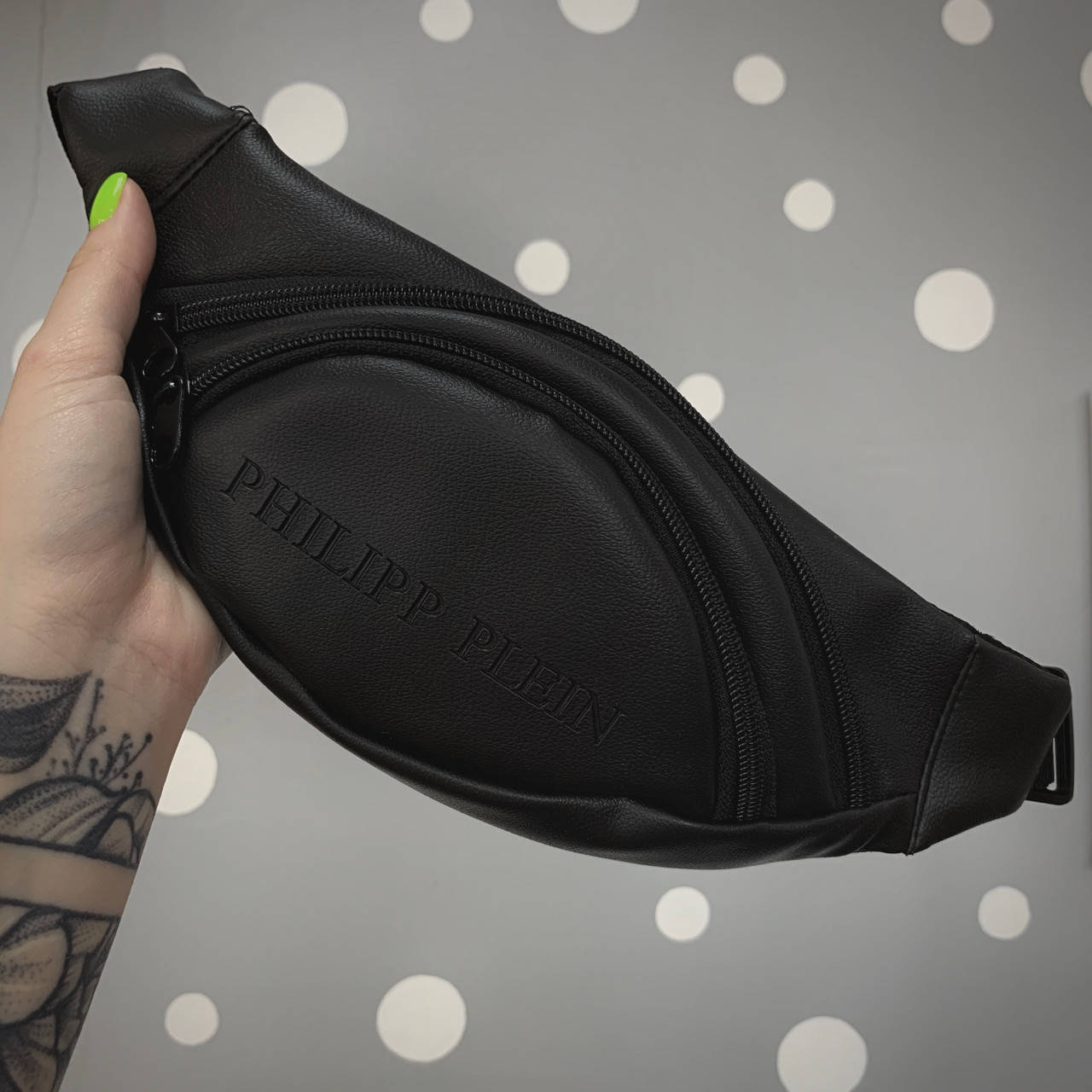 

Бананка Мужская | Женская черная Philipp Plein, Черный