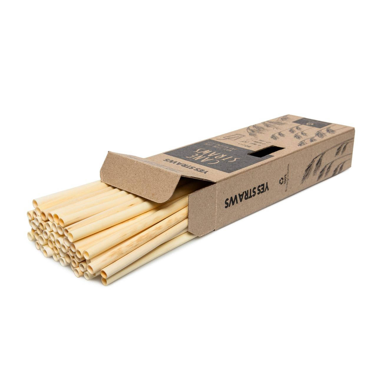 

Еко трубочки для напоїв Yes Straws,очерет,50 шт (Classic)
