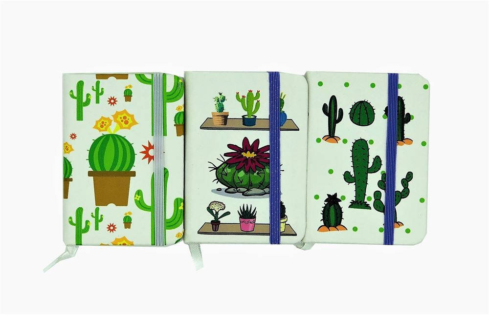 

Блокнот КАКТУС "Cactus клетка (8092-10, на резинке, А7, 80л, 1/288/24)