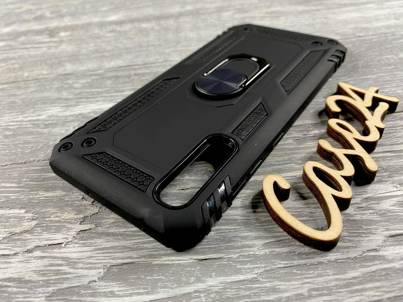 

PC + TPU чехол New armor для Samsung Galaxy A50 (5 цветов) черный
