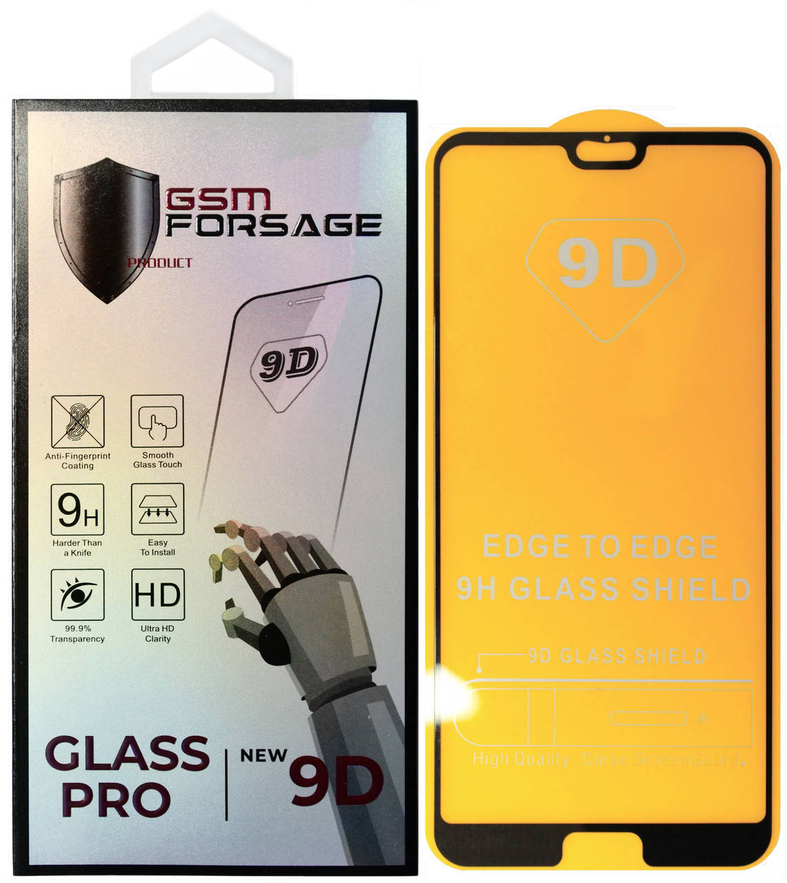 

Защитное стекло Huawei P20 Pro Черный