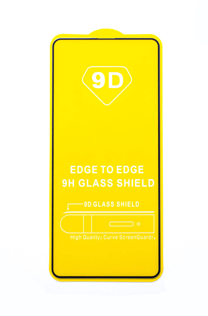 

9D защитное стекло Xiaomi Redmi Note 9 Pro Full Glue клей по всей поверхности, Черный