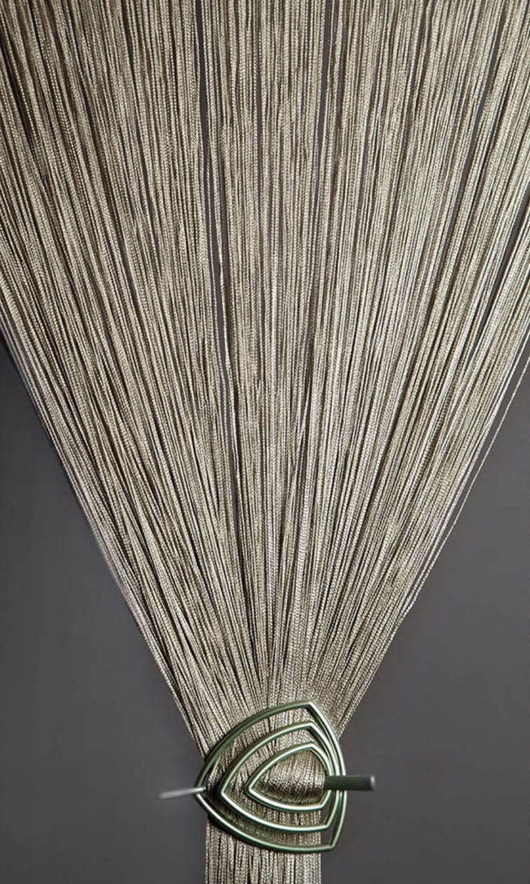 

Шторы Нити Однотонные №202-мышиный, Серый