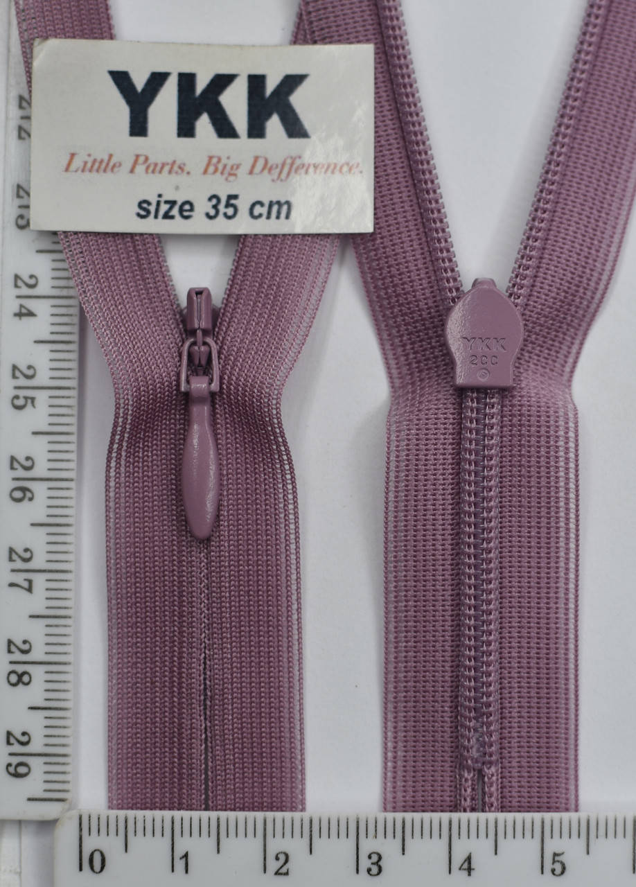 

Молния спираль №2 YKK Япония потайная нейлон 35см ( 212 ) уп=5шт, Черный