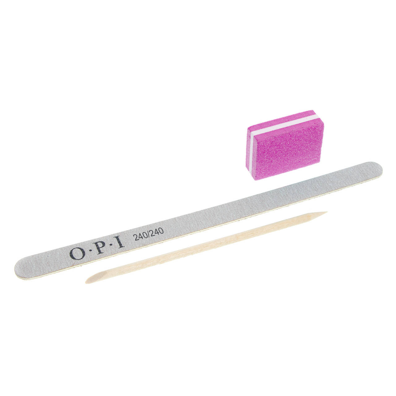

Одноразовый набор OPI пилка (240/240) + баф и апельсиновая палочка