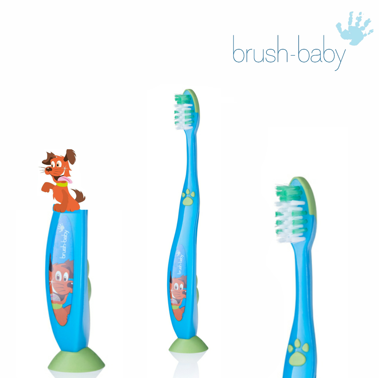 

Зубная щетка Brush-Baby FlossBrush (от 6 лет) голубая