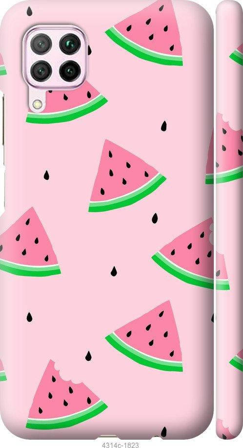 

Чехол на Huawei P40 Lite Розовый арбуз "4314c-1887-4966"
