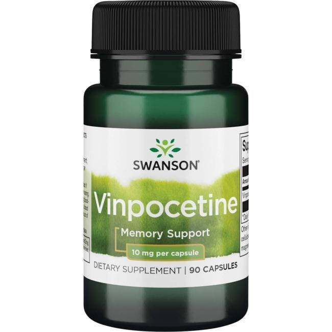 

Винпоцетин, Swanson, Vinpocetine, 10 мг 90 капсул