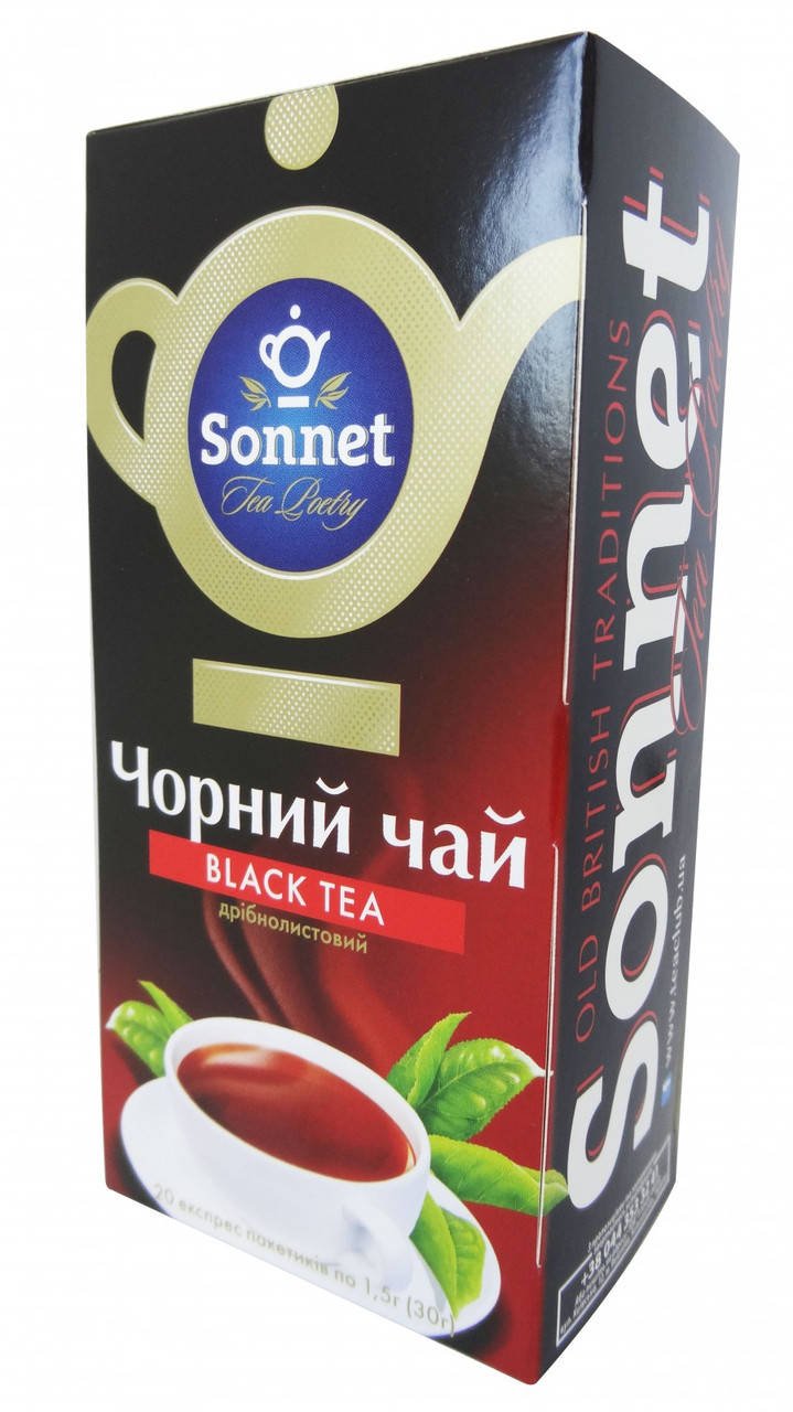 

Чай черный в пакетиках Sonnet Black Tea 20 шт.