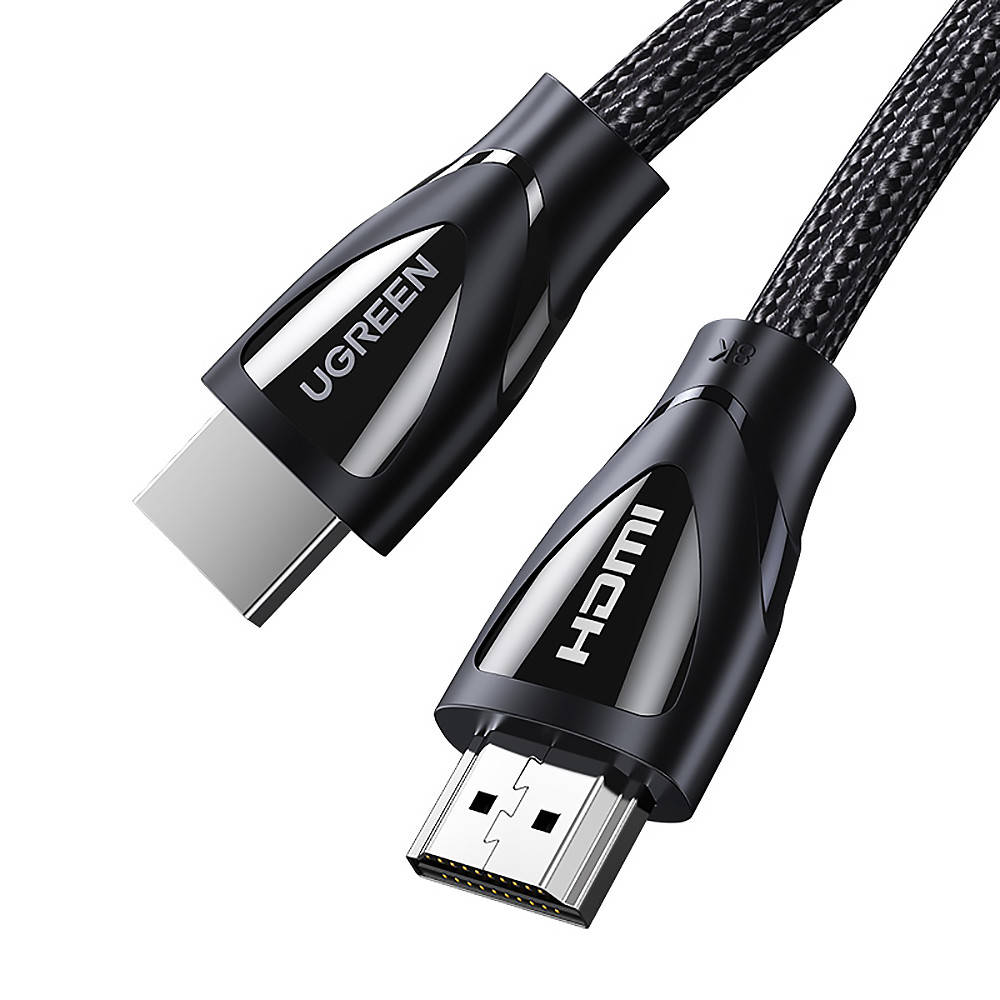 

Кабель HDMI v2.1 UGREEN 2м 8K60Hz 3D 48Gbps HDR 4K120Hz 2K144Hz (черный) HD140