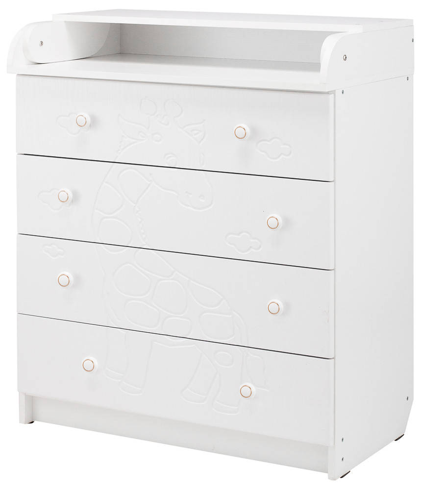 

Пеленальный комод Babyroom Комод Жирафик белый 625494