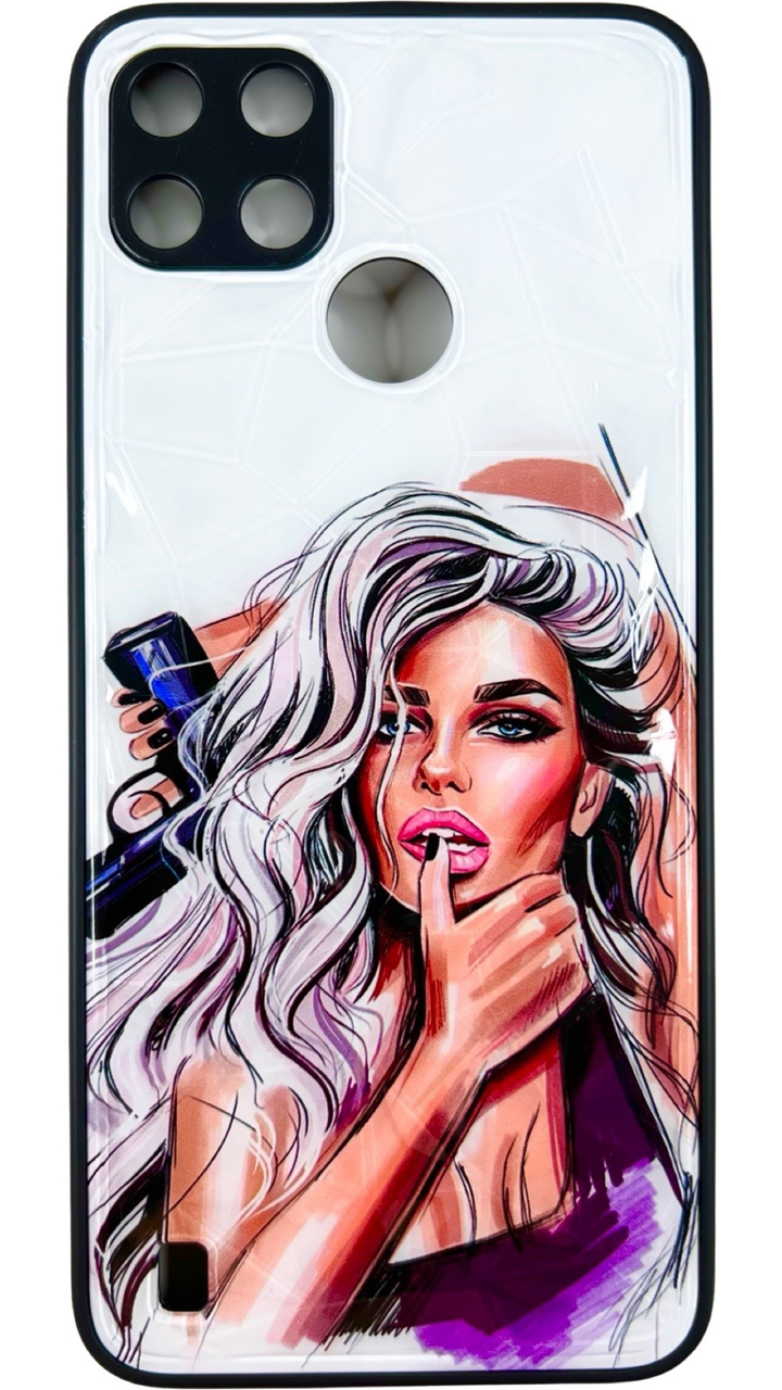 

Чехол накладка New Prisma для Realme C25Y (на реалми ц25у) Purple
