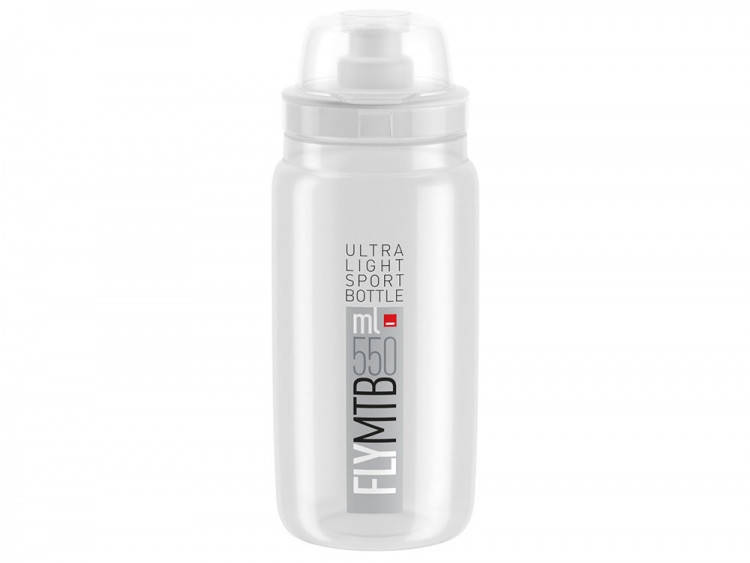 

Велофляга - ELITE FLY MTB 550ml с крышкой прозрачная