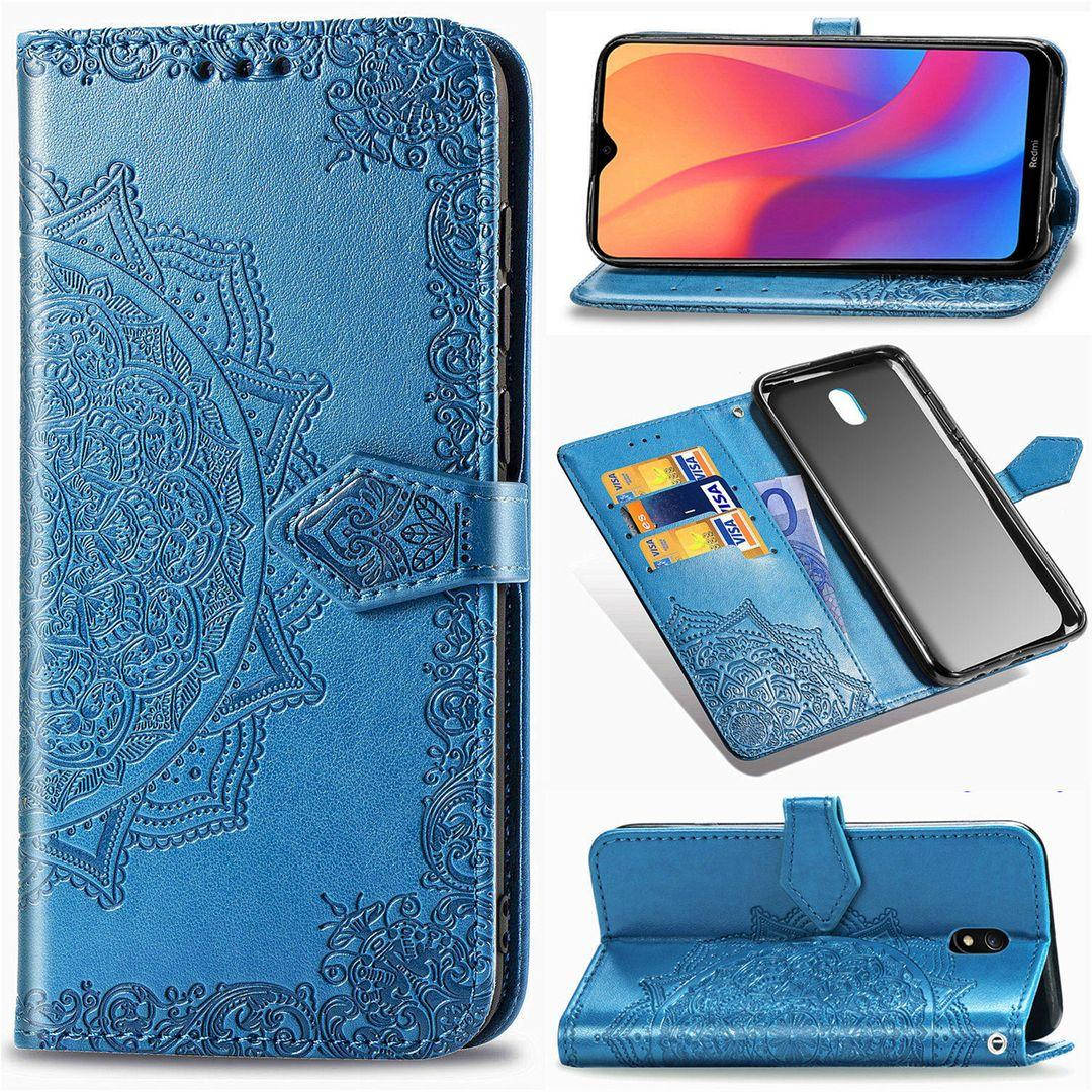 

Чехол Vintage для Xiaomi Redmi 8A книжка кожа PU голубой