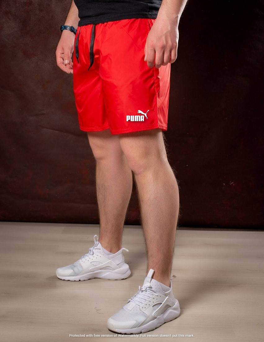 

Мужские шорты puma / шорти чоловічі (плащевка), Красный